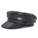 Leather cap