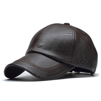 Leather cap