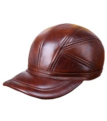 Leather cap