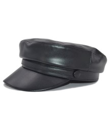 Leather cap